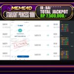Bukti Jp MEME4D Slot Online 12 JANUARI 2025