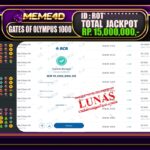 Bukti Jp MEME4D Slot Online 26 Februari 2025