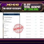 Bukti Jp MEME4D Slot Online 31 Mei 2025