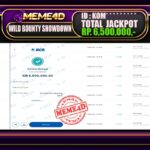 Bukti Jp MEME4D Slot Online 13 Mei 2025