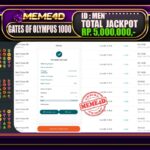 Bukti Jp MEME4D Slot Online 23 Juni 2025