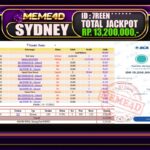 Bukti Jp MEME4D Togel Online 22 September 2025