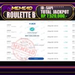 Bukti Jp MEME4D Slot Online 26 September 2025