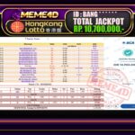 Bukti Jp MEME4D Togel Online 13 Oktober 2025