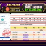 Bukti Jp MEME4D Togel Online 31 Oktober 2025