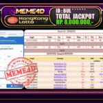 Bukti Jp MEME4D Togel Online 25 November 2025