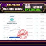 Bukti Jp MEME4D Slot Online 03 November 2025