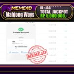 Bukti Jp MEME4D Slot Online 11 November 2025