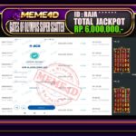 Bukti Jp MEME4D Slot Online 30 Desember 2025
