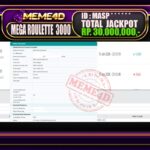 Bukti Jp MEME4D Casino Online 16 Januari 2026