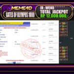 Bukti Jp MEME4D Slot Online 11 Januari 2026