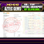 Bukti Jp MEME4D Slot Online 13 February 2026