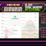 Bukti Jp MEME4D Slot Online 17 March 2026