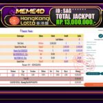 Bukti Jp MEME4D Togel Online 28 March 2026