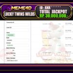 Bukti Jp MEME4D Slot Online 20 Juli 2026