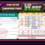 Bukti Jp MEME4D Togel Online 22 Oktober 2026