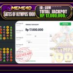 Bukti Jp MEME4D Slot Online 11 Oktober 2026