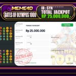 Bukti Jp MEME4D Slot Online 18 Oktober 2026